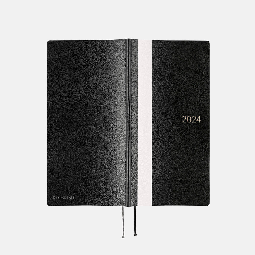 Hobonichi Weeks White Line: Black 2024 ENG