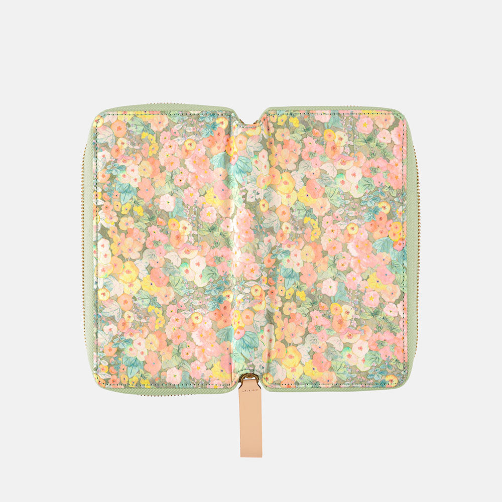 Liberty Fabrics: Hollyhocks (Orange) COVER