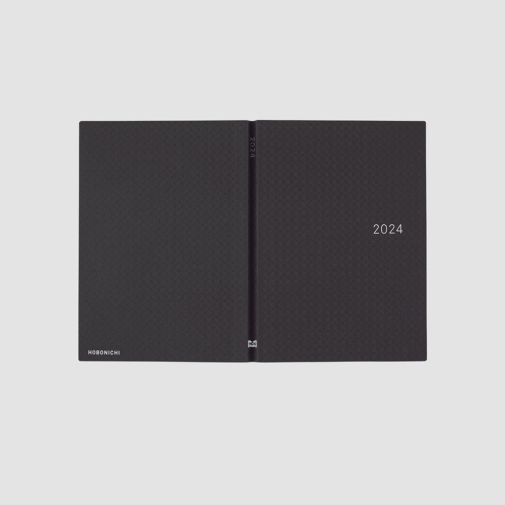 Hobonichi HON A5 2024 ENG Paper Series: Black Gingham