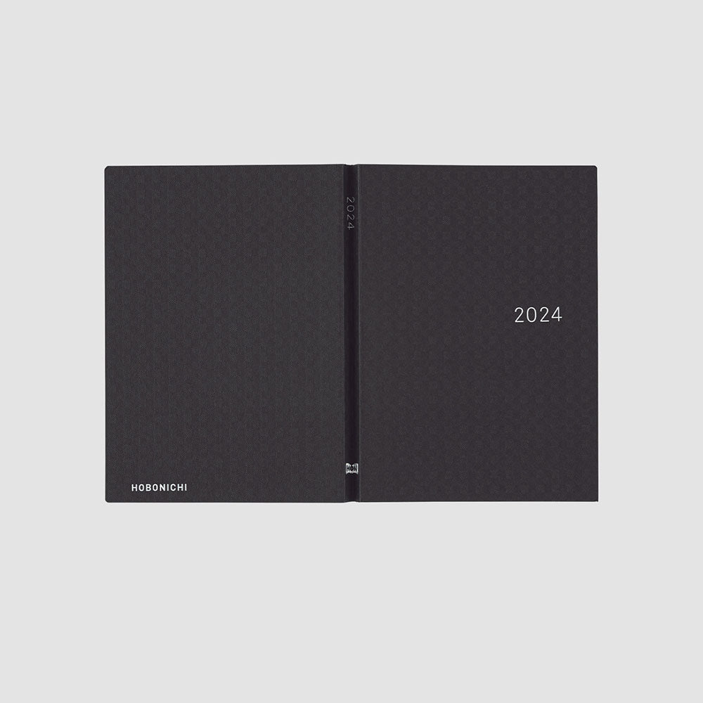 Hobonichi HON A6 2024 Paper Series: Black Gingham