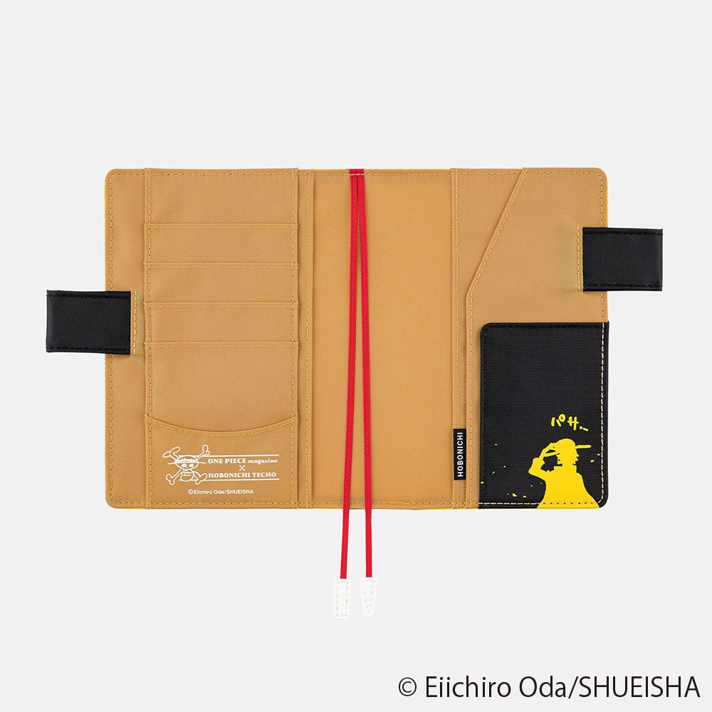 Hobonichi A6 ONE PIECE magazine: Straw Hat Luffy (Yellow) Cover Fits A6 Planner and Original