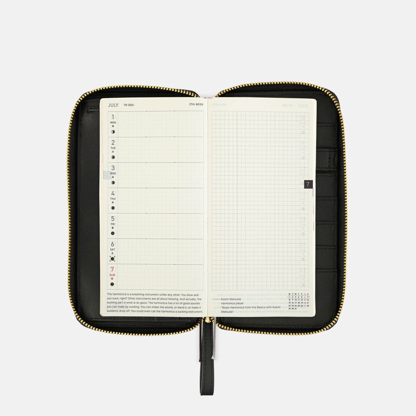 Hobonichi Single Color: Notte Weeks Cover