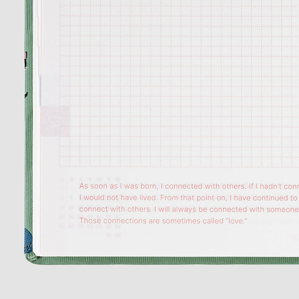 Hobonichi HON A5 2024 ENG Bow & Tie: Cats & Me