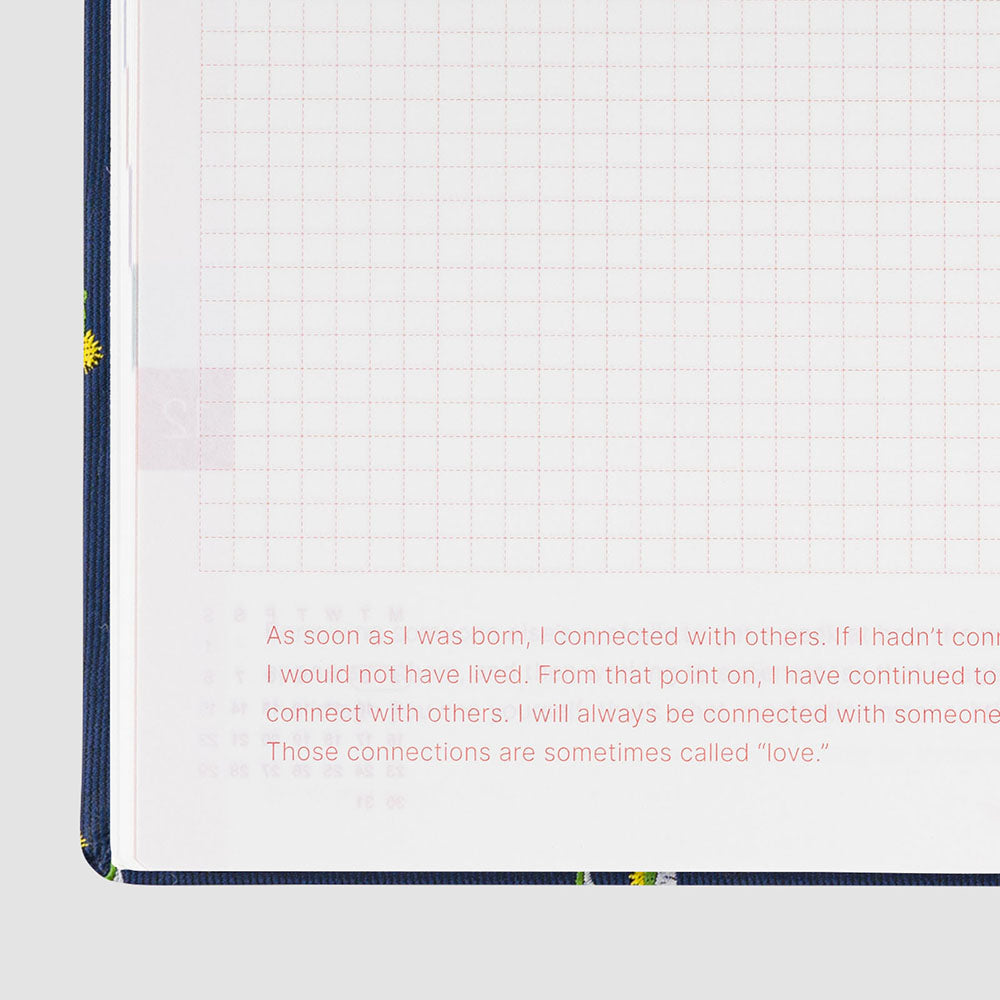 Hobonichi HON A5 2024 ENG Bow & Tie: Tiny Dragons