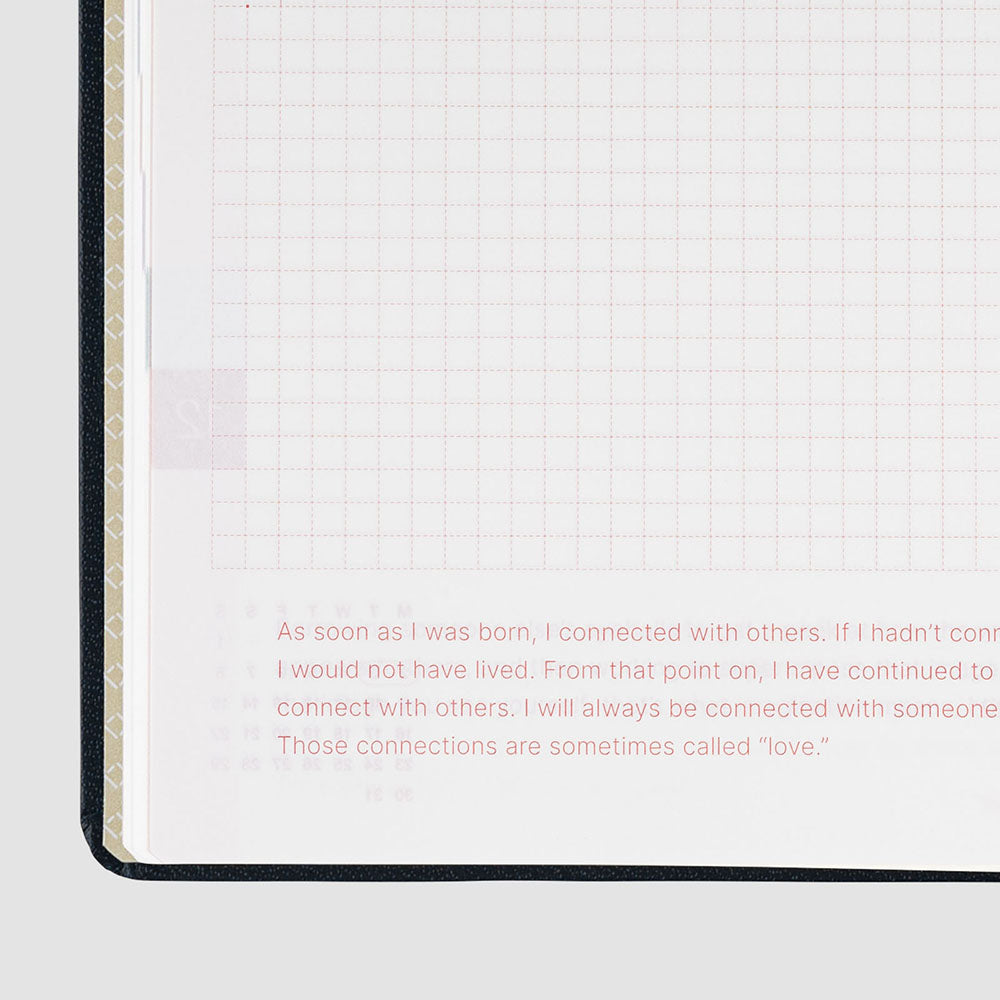Hobonichi HON A5 2024 ENG Slash (Navy)