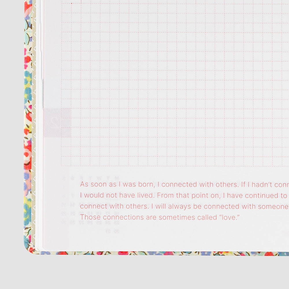 Hobonichi HON A5 2024 ENG Liberty Fabrics: Emma and Georgina