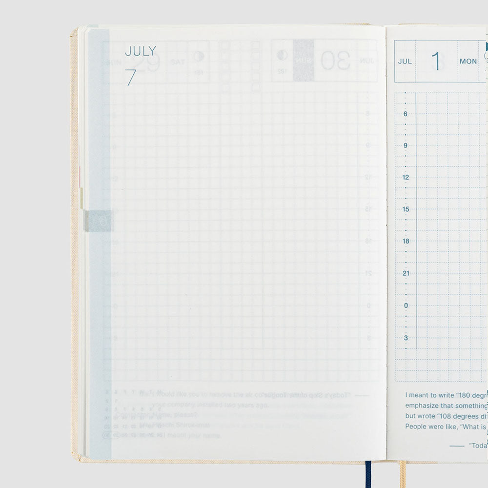 Hobonichi HON A6 2024 JPN Tomitaro Makino: Yamazakura