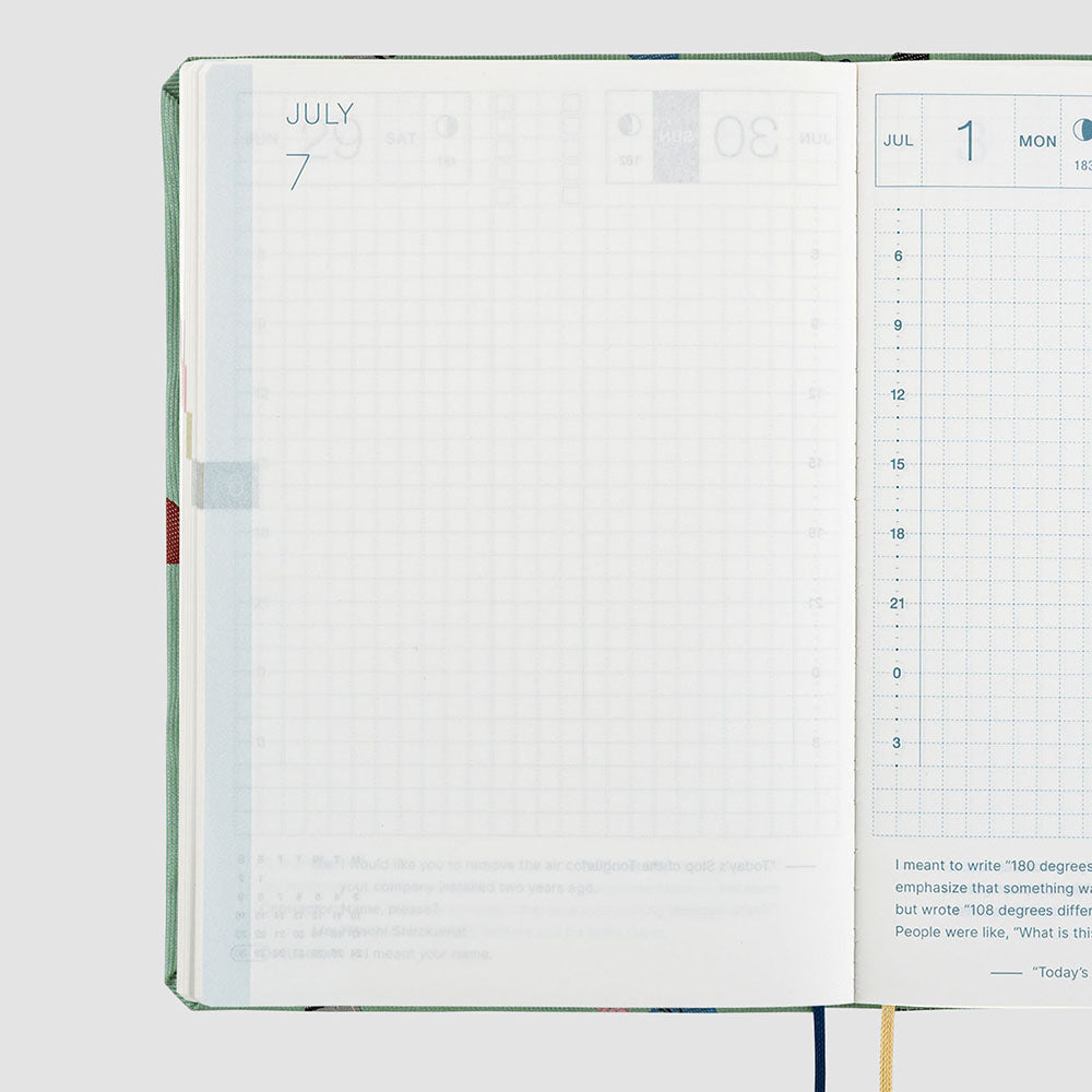 Hobonichi HON A6 2024 JPN Bow & Tie: Cats & Me