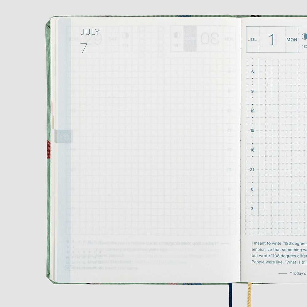Hobonichi HON A6 2024 JPN Bow & Tie: Cats & Me