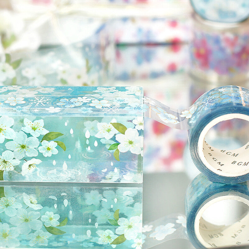30mm PET -teippi White Cherry Blossom