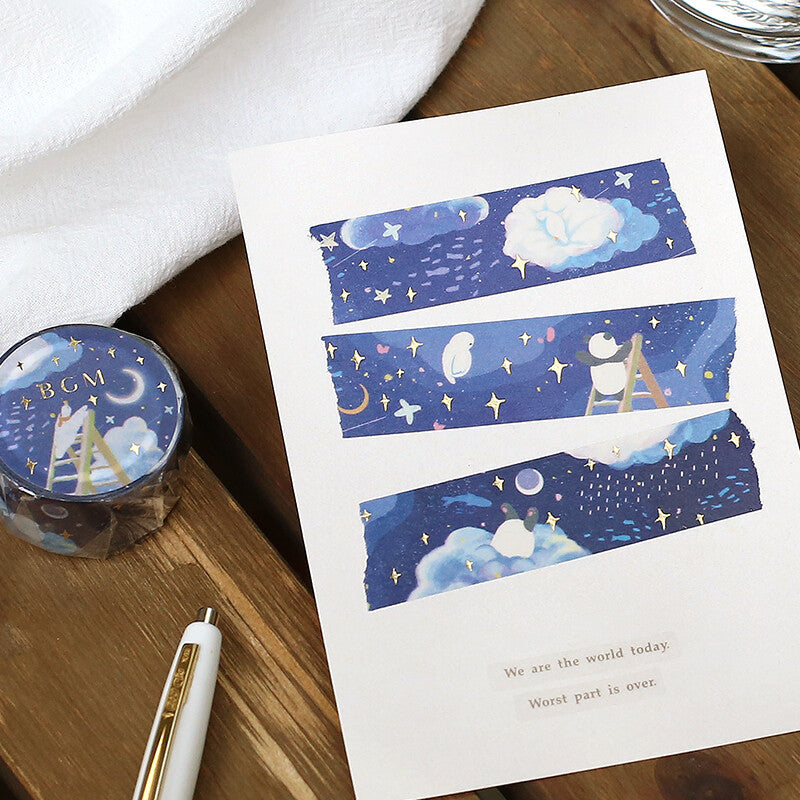 20mm Foil Washiteippi Galactic Island