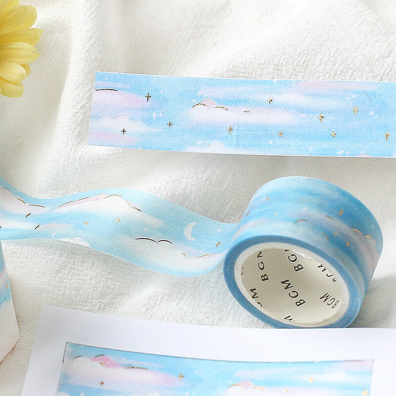 20mm Foil Washiteippi Pale Cloud