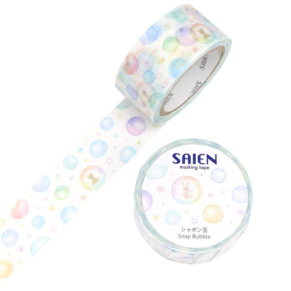 Saien 20mm Washiteippi Soap Bubble