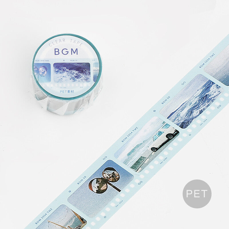 30mm PET -teippi Film Blue