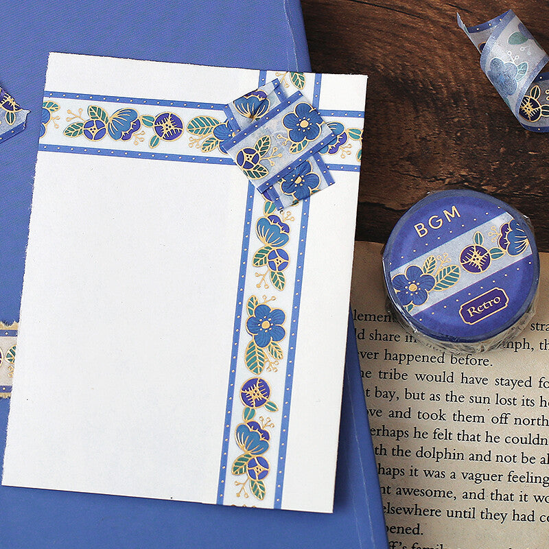Washiteippi Retro Ultramarine Foil