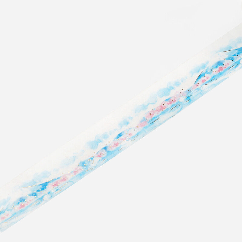 20mm Foil Washiteippi Watercolor Mount Fuji