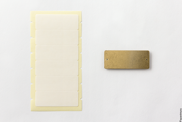 TRAVELER'S COMPANY BRASS - Label Plates