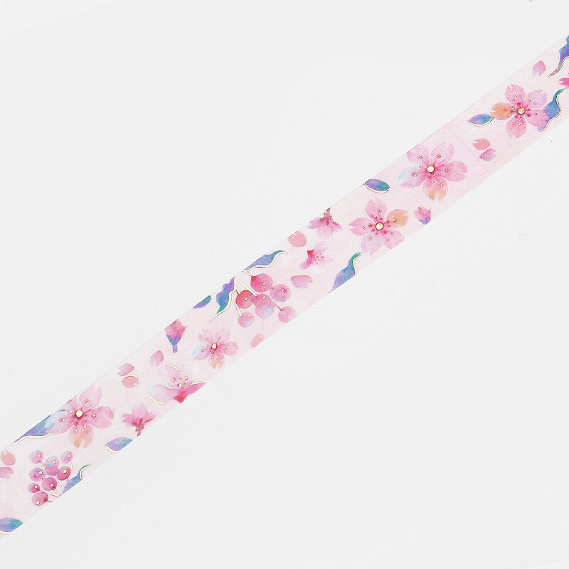 20mm Foil Washiteippi Sakura Sakura