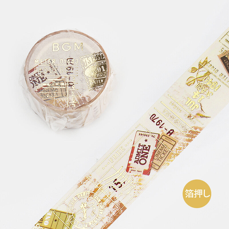 BGM Washitape Special Poem Ticket