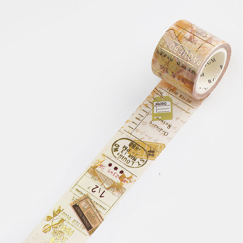 BGM Washitape Special Poem Ticket