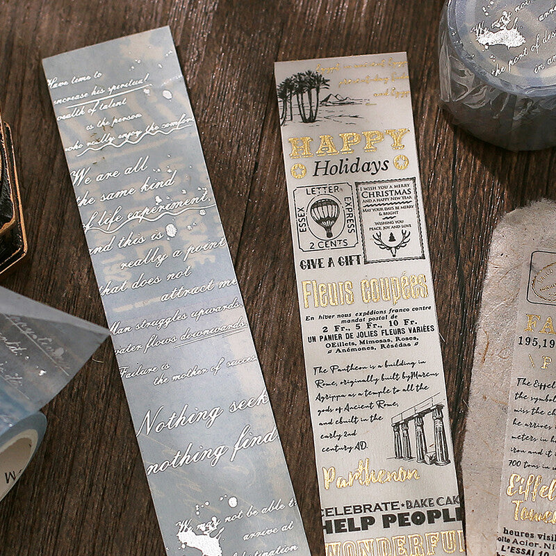 30mm Foil Washiteippi Special Poem Essay