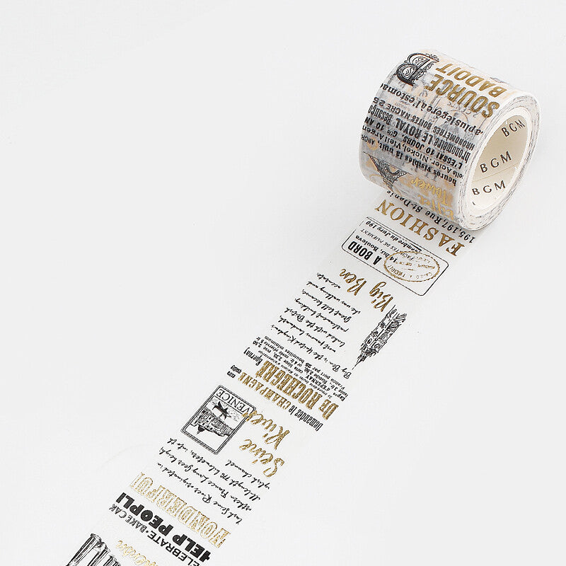 BGM Washitape Special Poem Typewriter