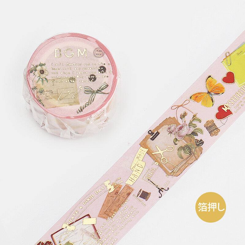 30mm Foil Washiteippi Special Poem Crafts