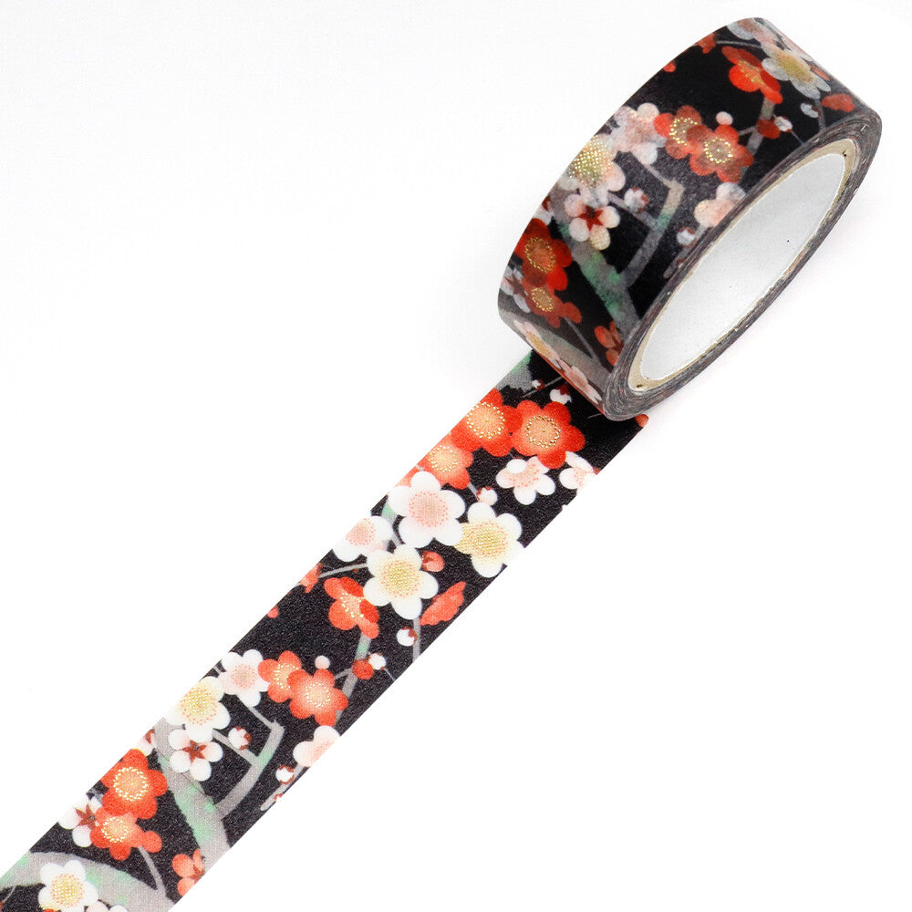 Kimono Washiteippi Foil Ume Flower