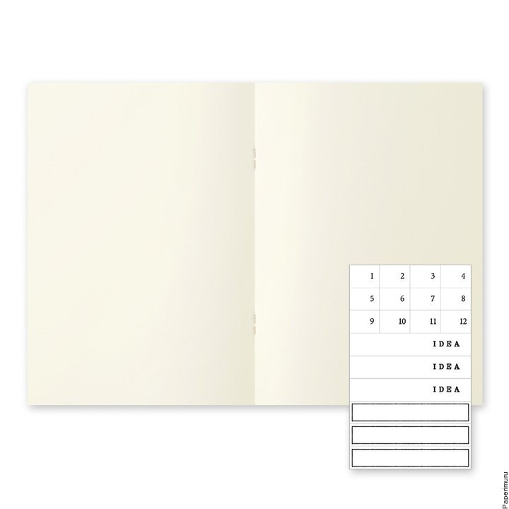 Midori MD Notebook Light A5 Blank 3pack
