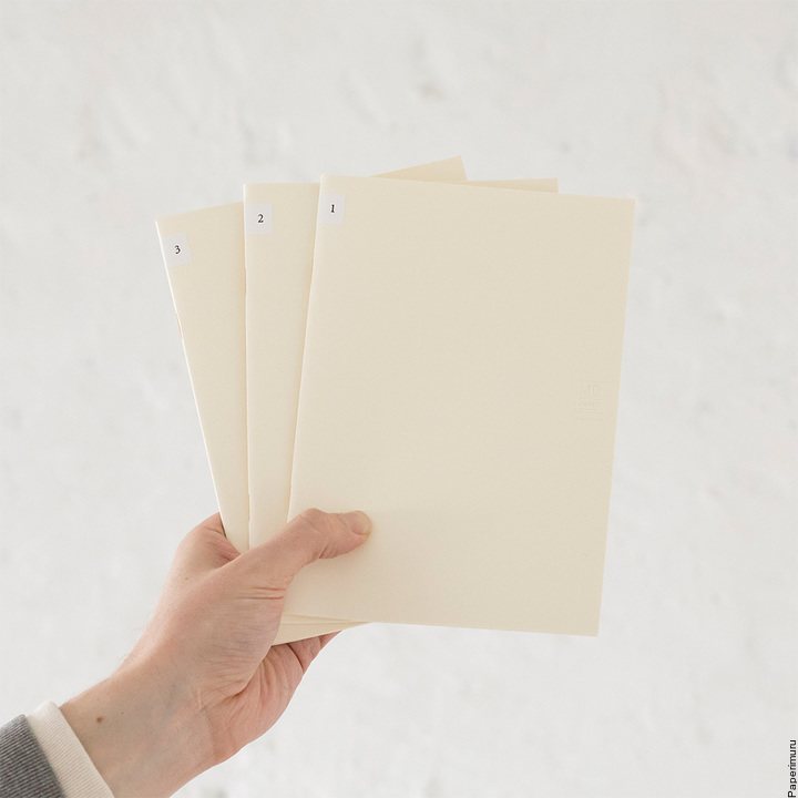 Midori MD Notebook Light A5 Grid 3pack