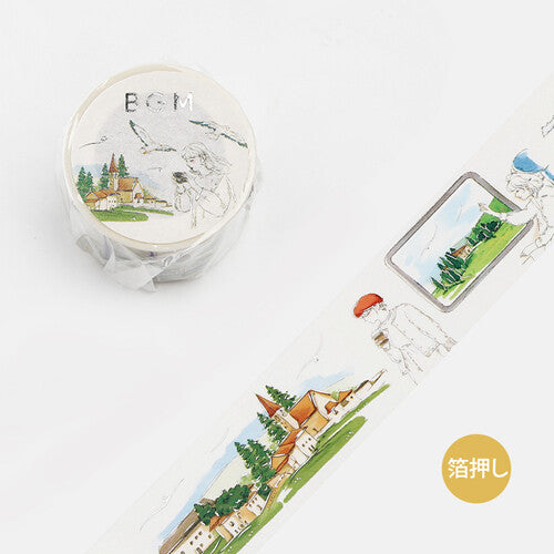 30mm Foil Washitape Memories of Travel