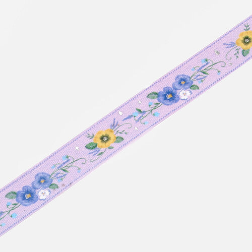20mm Foil Washitape Embroidery Ribbon Violet