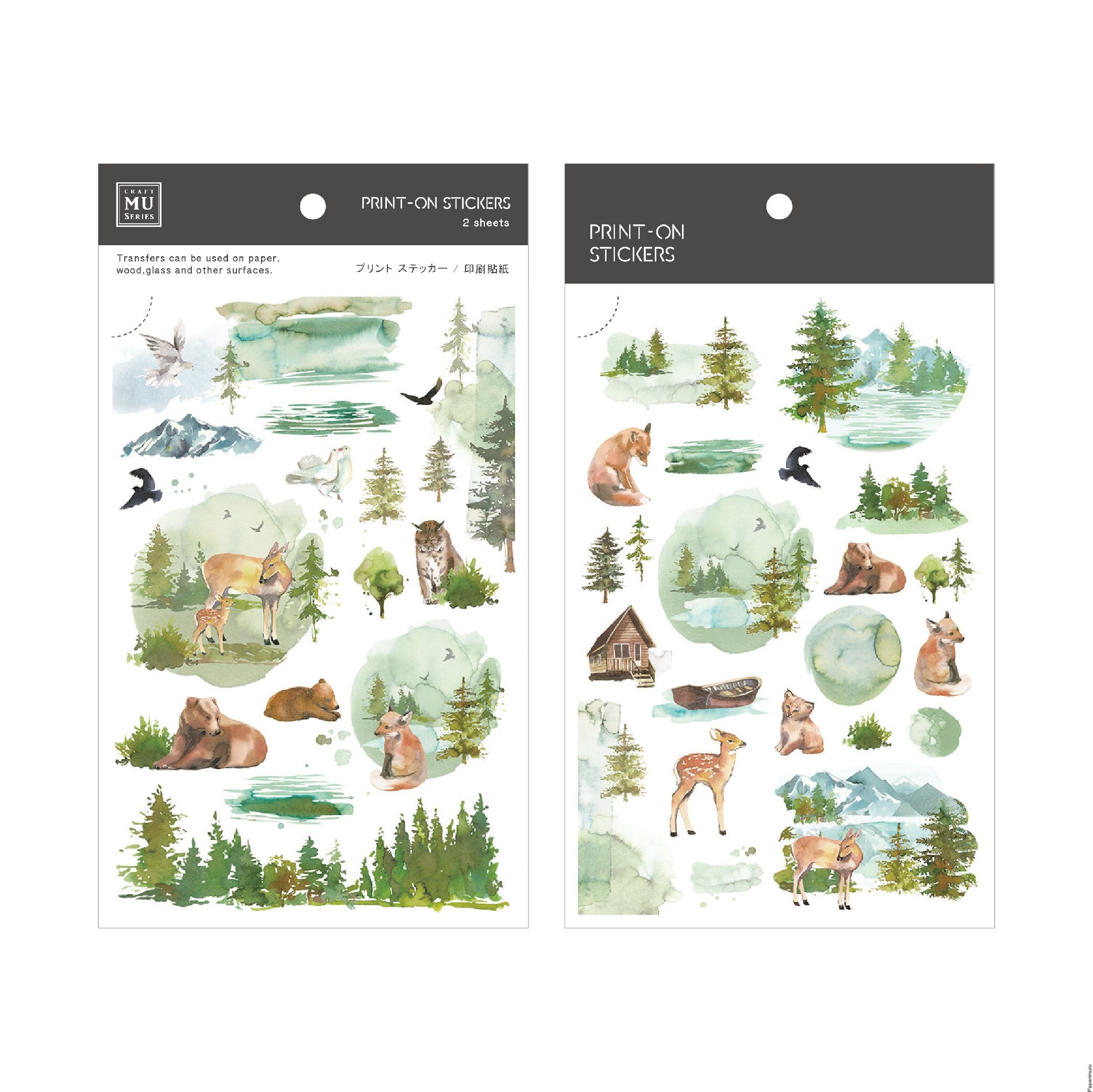 MU Life Style MU Print-ON Stickers 096