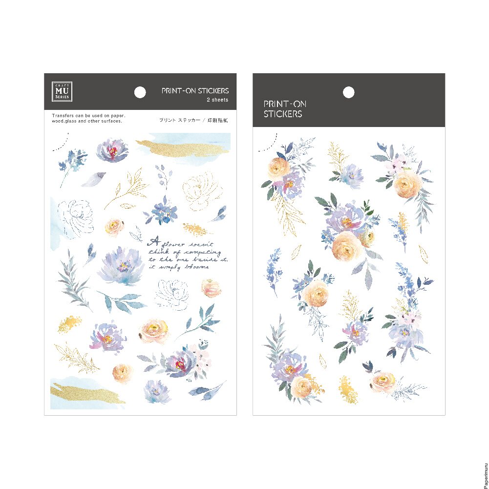 MU Print-ON Sticker 1107