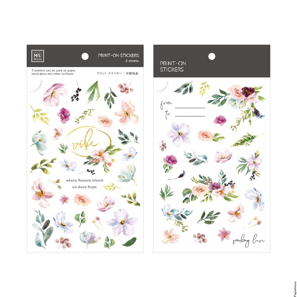 MU Print-ON Sticker 1118