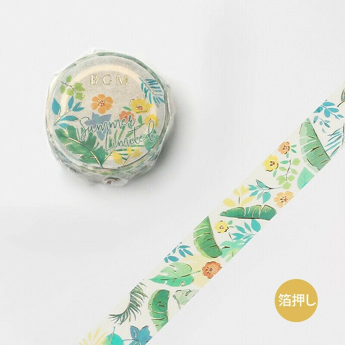 Washitape Summer Limited Rainforest Foil
