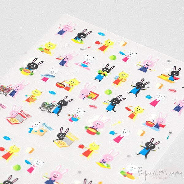 Diary Sticker Health Meal