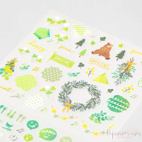 Diary Sticker Color Green