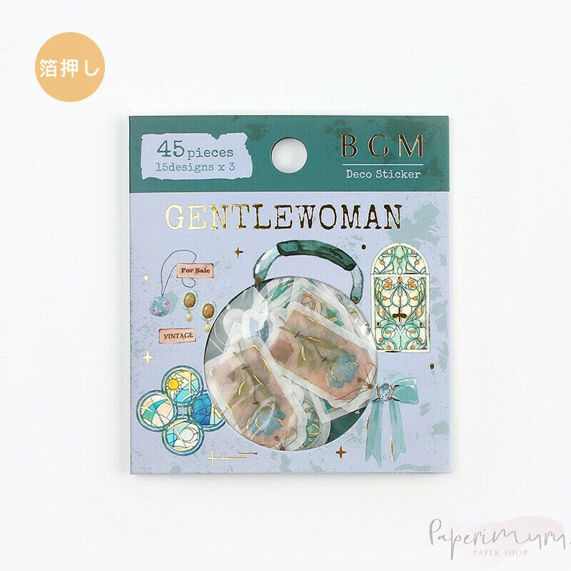 Washi Sticker Flakes Gentlewoman