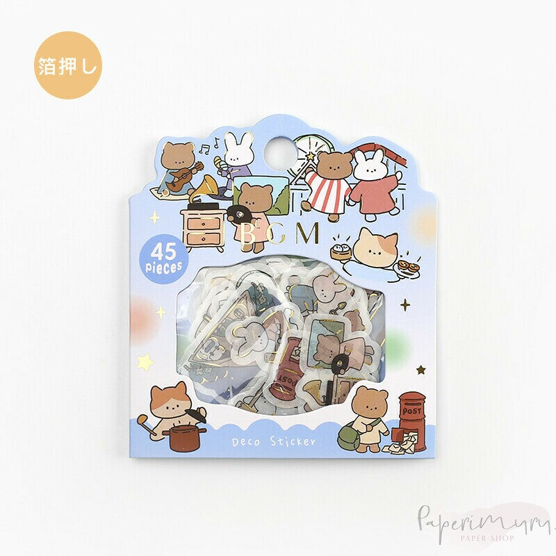 Washi Sticker Flakes Animals Life