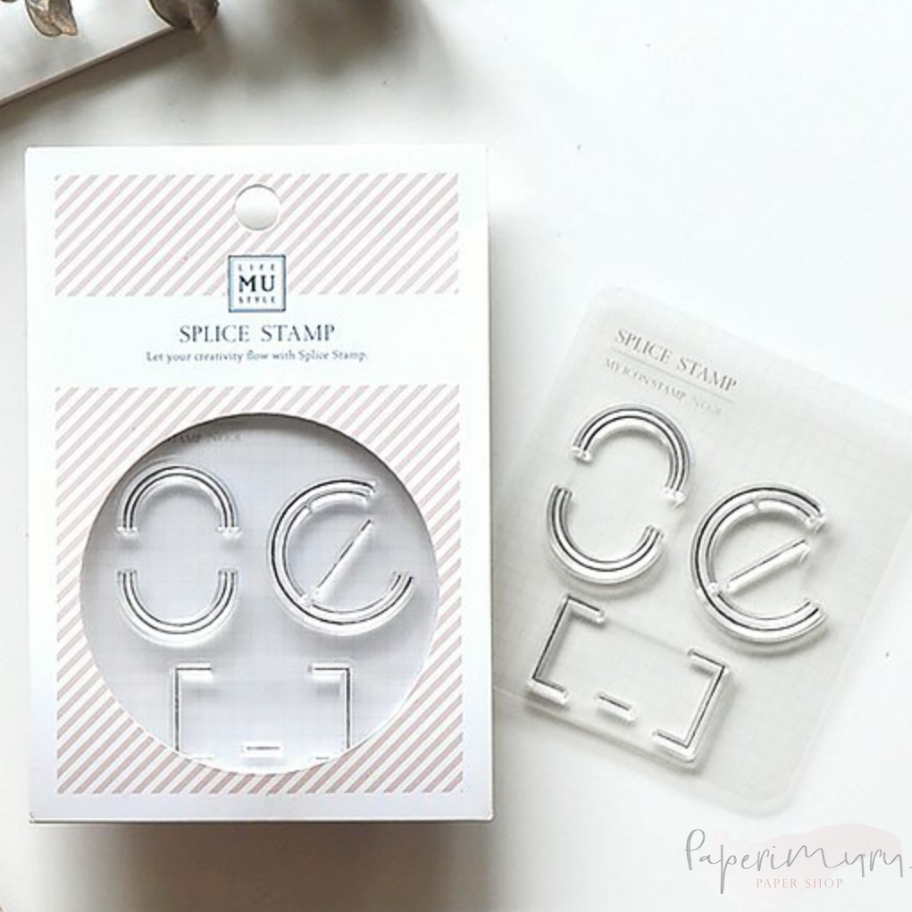 My Icon Stamp Rubberstamp Set No.08 Split Frames