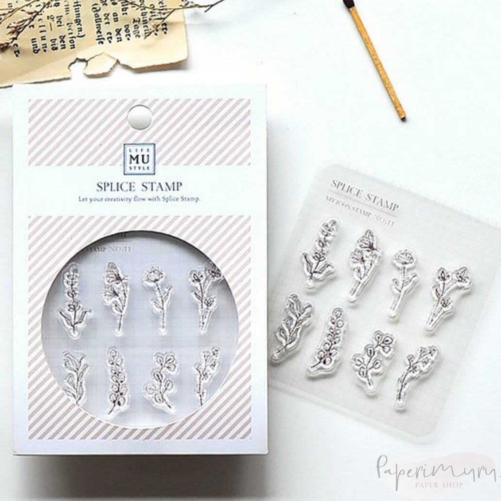 My Icon Stamp Rubberstamp Set No.11 Botanical Memory