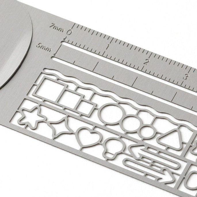 Clip Ruler Silver
