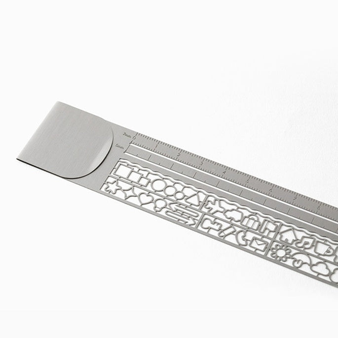 Clip Ruler Silver