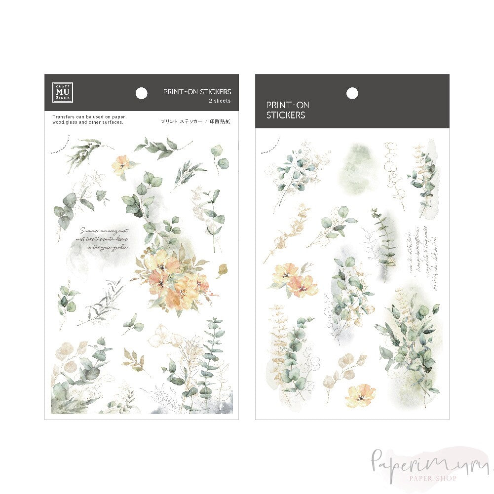 MU Print-ON Sticker 1192