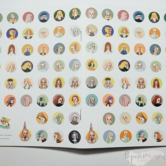 Girl Circle Stickerbook
