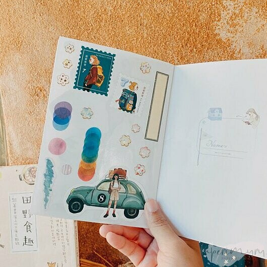 Girl Circle Stickerbook