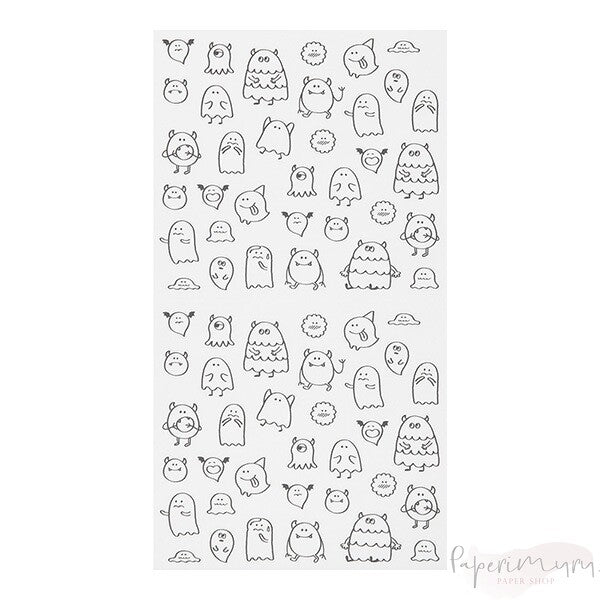 Diary Sticker Chat Monsters