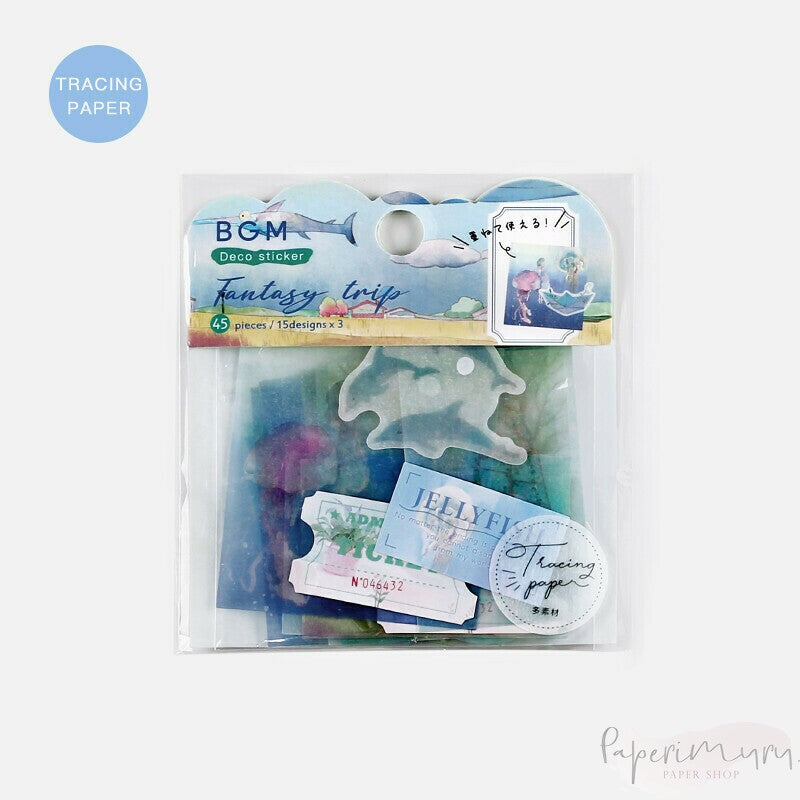 Washi Sticker Flakes Fantasy Trip Senkyo