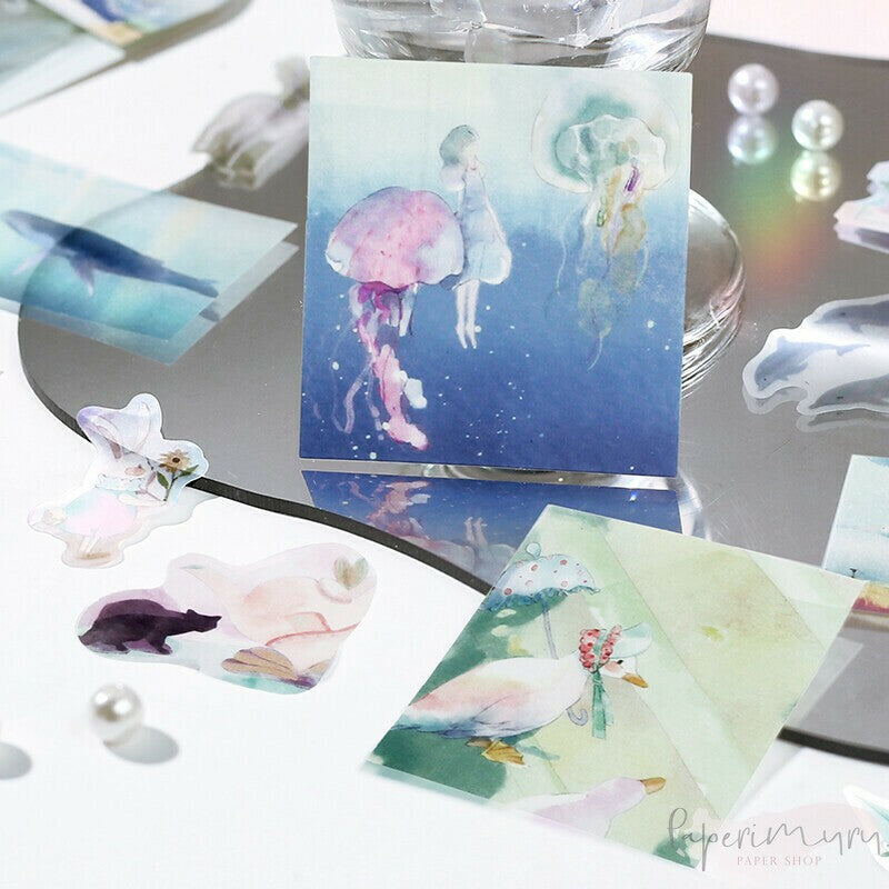 Washi Sticker Flakes Fantasy Trip Senkyo